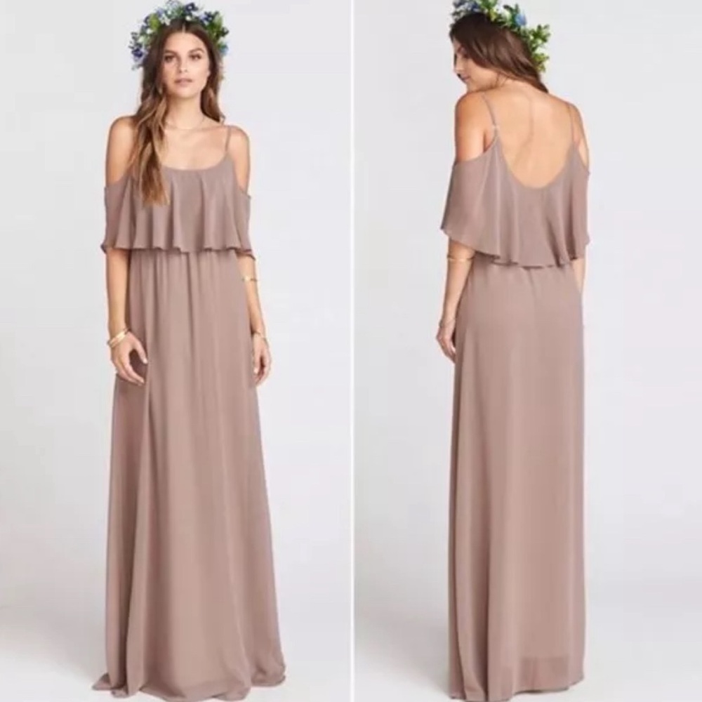 Show Me Your Mumu Caitlin Ruffle Maxi Dress